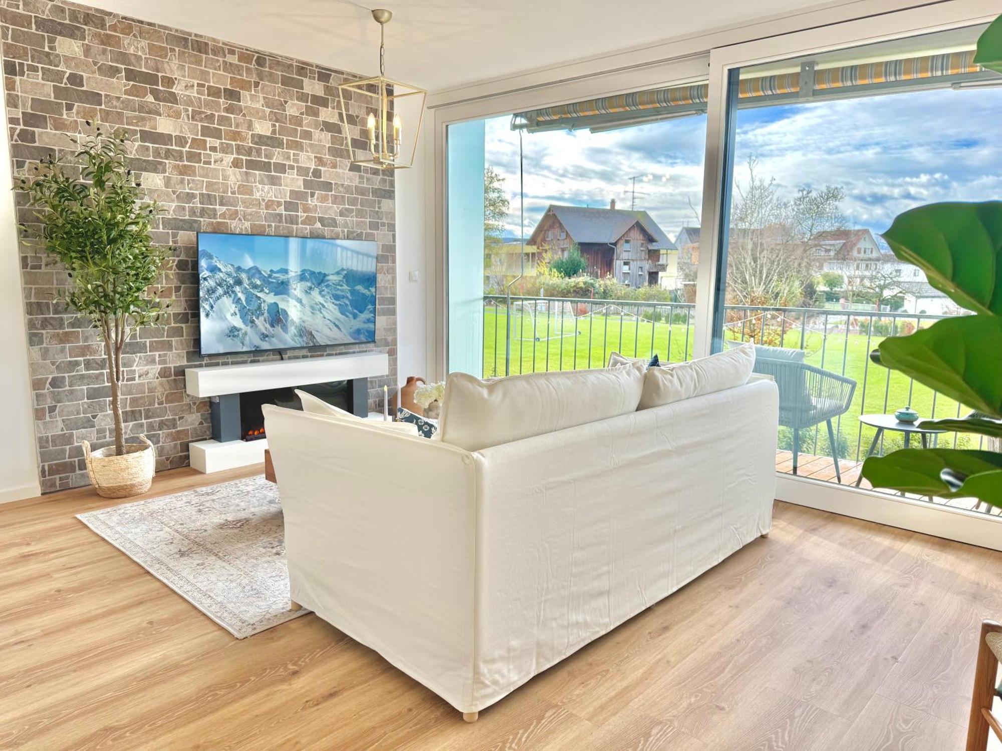 Flair Apartments Vorarlberg - Stilvolles Wohnen Nahe Bodensee & Alpen - Kueche, Balkon & Gratis Parkplatz Bregenz Cameră foto
